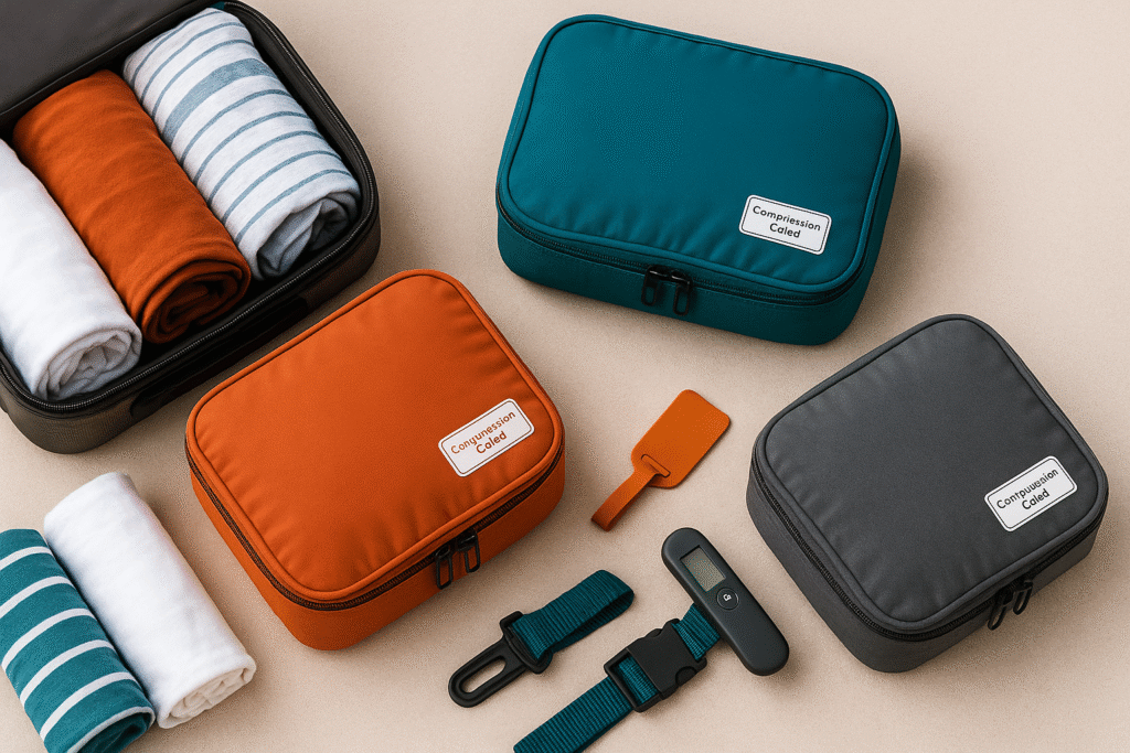 Budget compression packing cubes